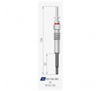 Свеча накаливания A-N PARTS 106 002 106002 A-N PARTS - купить в магазине запчастей по Украине