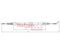 Трос, стояночная тормозная система METZGER 10.7393 107393 METZGER - купить в магазине запчастей по Украине