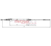 Трос, стояночная тормозная система METZGER 10.7491 107491 METZGER - купить в магазине запчастей по Украине