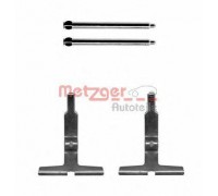 Комплектующие, колодки дискового тормоза METZGER 109-1661 1091661 METZGER - купить в магазине запчастей по Украине