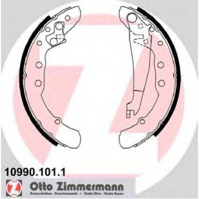 Комплект тормозных колодок 109901011 ZIMMERMANN - купить в магазине запчастей по Украине