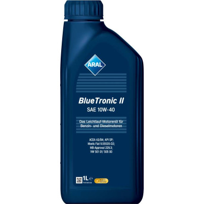 Олива моторна BlueTronic II 10W-40 1л 10W40BLTRII1L ARAL - купити в магазині запчастин по Україні