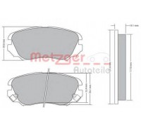 Комплект тормозных колодок, дисковый тормоз METZGER 1170291 1170291 METZGER - купить в магазине запчастей по Украине