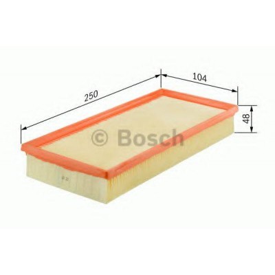 Воздушный фильтр 1457433599 BOSCH - купить в магазине запчастей по Украине
