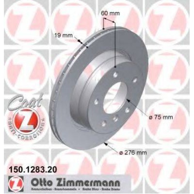 Тормозной диск 150128320 ZIMMERMANN - купить в магазине запчастей по Украине