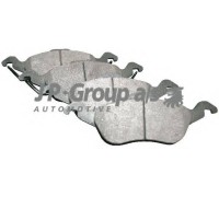 Комплект тормозных колодок, дисковый тормоз JP GROUP 1563600910 1563600910 JP GROUP - купити в магазині запчастин по Україні