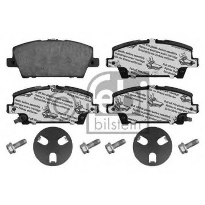 Комплект тормозных колодок, дисковый тормоз 16802 FEBI BILSTEIN - купить в магазине запчастей по Украине