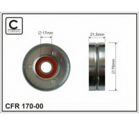 Натяжной ролик, поликлиновойремень CAFFARO 170-00 17000 CAFFARO - купить в магазине запчастей по Украине