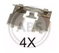 Комплектующие, колодки дискового тормоза A.B.S. 1760Q 1760Q A.B.S. - купить в магазине запчастей по Украине