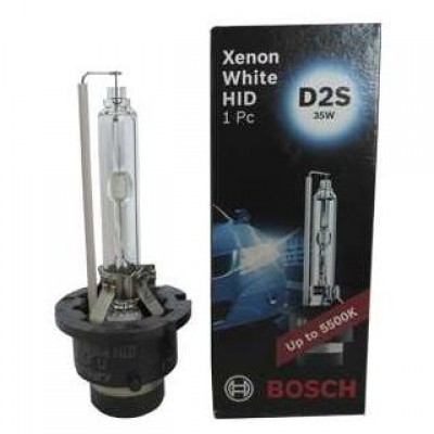 Лампа газоразрядная Xenon White HID D2S 5500K +20% 1987302910 BOSCH - купити в магазині запчастин по Україні
