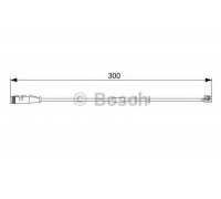 Сигнализатор, износ тормозных колодок BOSCH 1 987 473 033 1987473033 BOSCH - купить в магазине запчастей по Украине