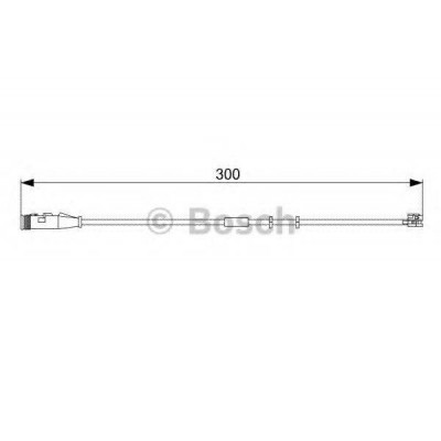 Сигнализатор, износ тормозных колодок 1987473033 BOSCH - купить в магазине запчастей по Украине