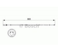 Сигнализатор, износ тормозных колодок BOSCH 1 987 473 519 1987473519 BOSCH - купить в магазине запчастей по Украине