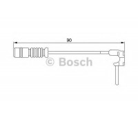 Сигнализатор, износ тормозных колодок BOSCH 1 987 474 901 1987474901 BOSCH - купить в магазине запчастей по Украине