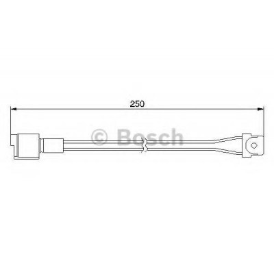Сигнализатор, износ тормозных колодок 1987474905 BOSCH - купити в магазині запчастин по Україні