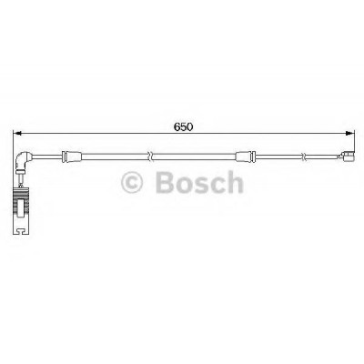 Сигнализатор, износ тормозных колодок 1987474960 BOSCH - купить в магазине запчастей по Украине