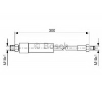 Тормозной шланг BOSCH 1 987 476 074 1987476074 BOSCH - купить в магазине запчастей по Украине