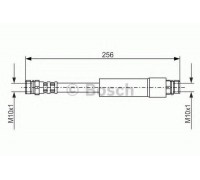 Тормозной шланг BOSCH 1 987 476 284 1987476284 BOSCH - купить в магазине запчастей по Украине