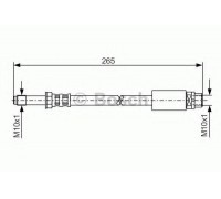 Тормозной шланг BOSCH 1 987 476 359 1987476359 BOSCH - купить в магазине запчастей по Украине