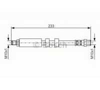 Тормозной шланг BOSCH 1 987 476 418 1987476418 BOSCH - купить в магазине запчастей по Украине