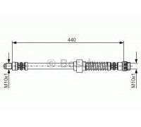 Тормозной шланг BOSCH 1 987 476 651 1987476651 BOSCH - купить в магазине запчастей по Украине