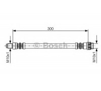 Тормозной шланг BOSCH 1 987 476 699 1987476699 BOSCH - купить в магазине запчастей по Украине