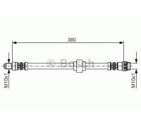 Тормозной шланг BOSCH 1 987 476 700 1987476700 BOSCH - купить в магазине запчастей по Украине