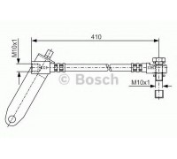 Тормозной шланг BOSCH 1 987 481 047 1987481047 BOSCH - купить в магазине запчастей по Украине