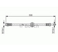 Тормозной шланг BOSCH 1 987 481 331 1987481331 BOSCH - купить в магазине запчастей по Украине