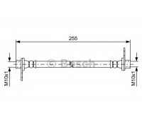 Тормозной шланг BOSCH 1 987 481 585 1987481585 BOSCH - купить в магазине запчастей по Украине