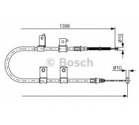 Трос, стояночная тормозная система BOSCH 1 987 482 083 1987482083 BOSCH - купить в магазине запчастей по Украине