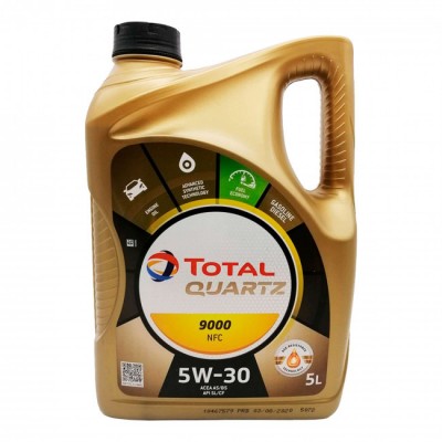 Масло 5W30 9000 NFC 5л (A5/B5) 183199 216626 TOTAL - купити в магазині запчастин по Україні