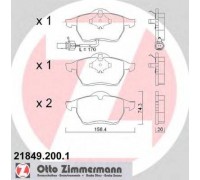 218492001 ZIMMERMANN - купить в магазине запчастей по Украине