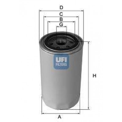 Масляный фильтр 2316700 UFI - купить в магазине запчастей по Украине