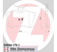 235541701 ZIMMERMANN - купить в магазине запчастей по Украине