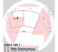 236131801 ZIMMERMANN - купить в магазине запчастей по Украине