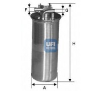 2400100 UFI - купить в магазине запчастей по Украине