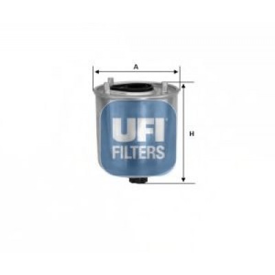 Топливный фильтр 2412800 UFI - купить в магазине запчастей по Украине