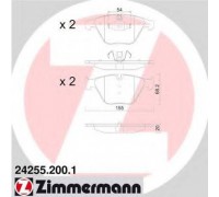 Комплект тормозных колодок, дисковый тормоз ZIMMERMANN 24255.200.1 242552001 ZIMMERMANN - купить в магазине запчастей по Украине