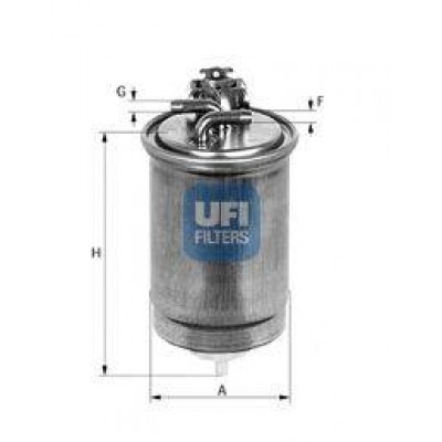 Топливный фильтр 2436501 UFI - купить в магазине запчастей по Украине