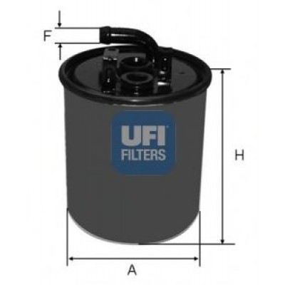 Топливный фильтр 2441600 UFI - купити в магазині запчастин по Україні