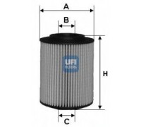 Масляный фильтр UFI 25.027.00 2502700 UFI - купить в магазине запчастей по Украине
