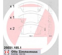 250311851 ZIMMERMANN - купить в магазине запчастей по Украине