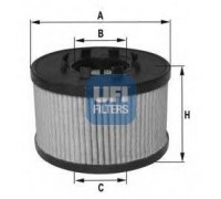 Масляный фильтр UFI 25.033.00 2503300 UFI - купить в магазине запчастей по Украине
