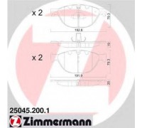 250452001 ZIMMERMANN - купити в магазині запчастин по Україні