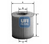Масляный фильтр UFI 25.153.00 2515300 UFI - купить в магазине запчастей по Украине