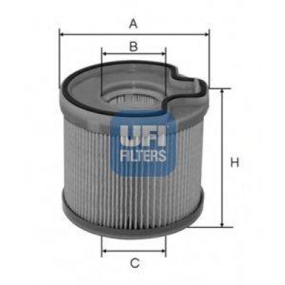 Топливный фильтр 2669100 UFI - купить в магазине запчастей по Украине