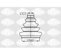Комплект пылника, приводной вал SASIC 2933013 2933013 SASIC - купить в магазине запчастей по Украине