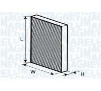 Фильтр, воздух во внутренном пространстве MAGNETI MARELLI 350203062540 350203062540 MAGNETI MARELLI - купить в магазине запчастей по Украине