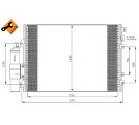 Конденсатор, кондиционер NRF 35967 35967 NRF - купить в магазине запчастей по Украине